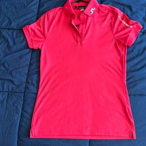 J Lindeberg Medium Pink Shirt